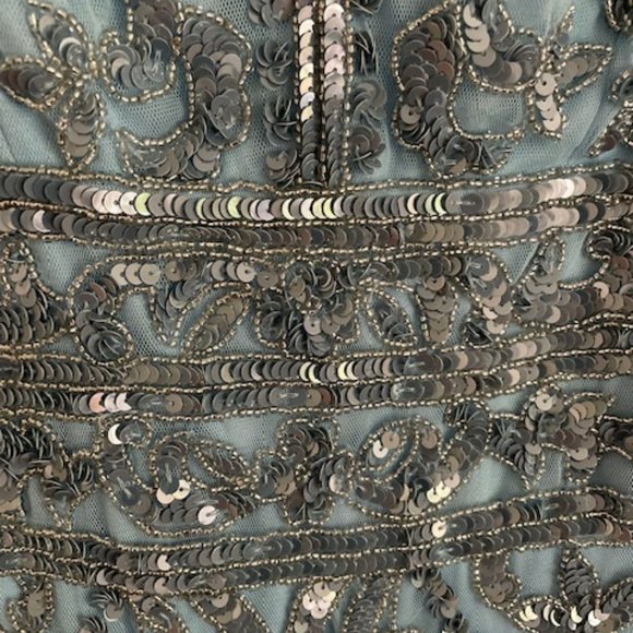 Homecoming Dress - Beaded, Short, Powder Blue - Picture 7 of 8